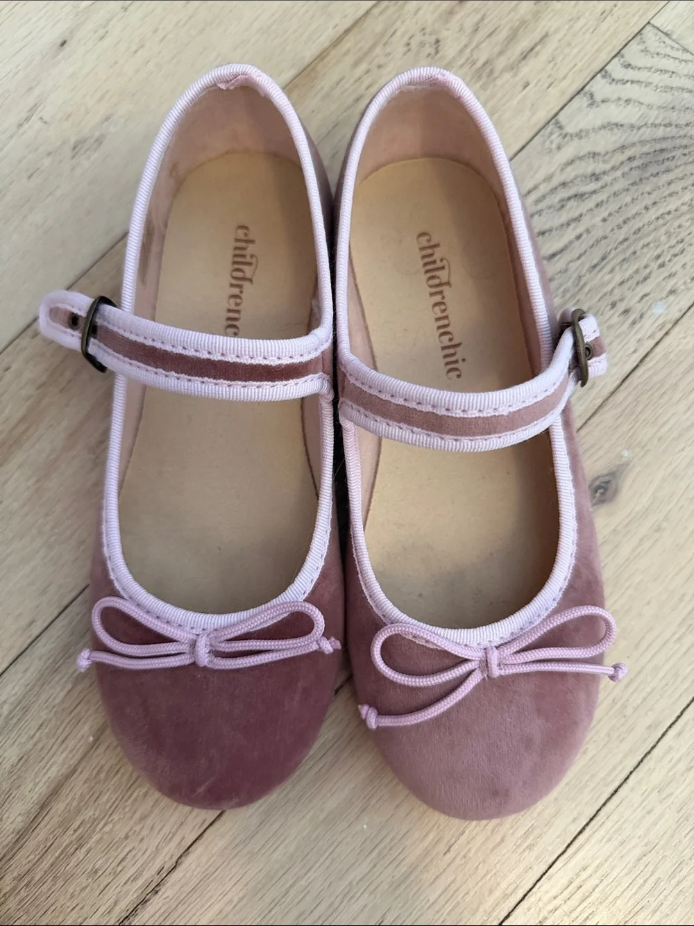 Children's Place Mauve-Pink Mary Jane Dress Shoes with Bow